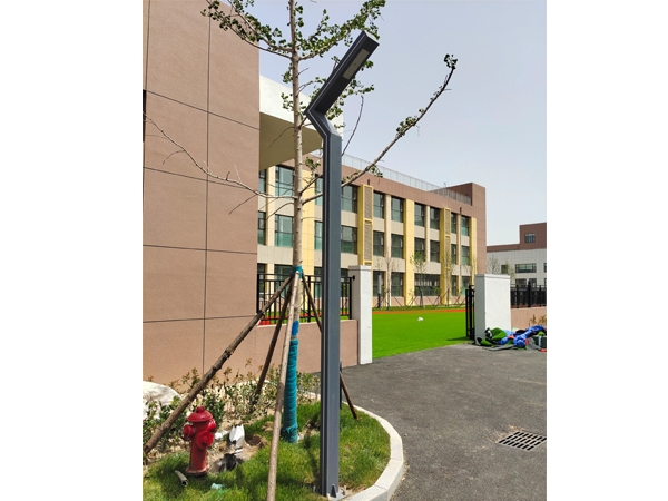 小區內部道路燈安裝效果